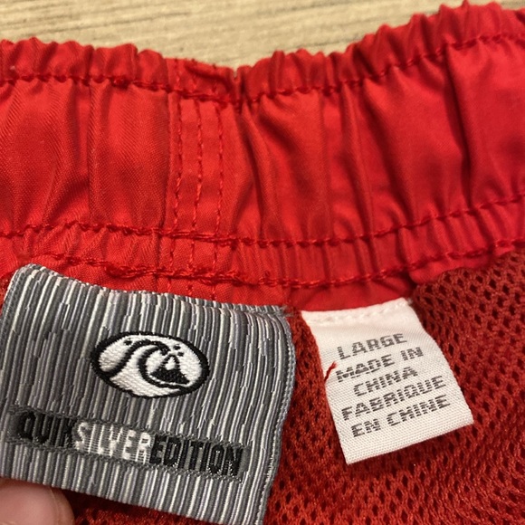 Vintage 90s Quicksilver Edition Swimsuit Size L 6 Inch Inseam - Picture 4 of 7